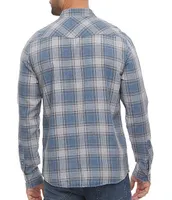 Flag and Anthem Harker Long Sleeve Plaid Woven Shirt