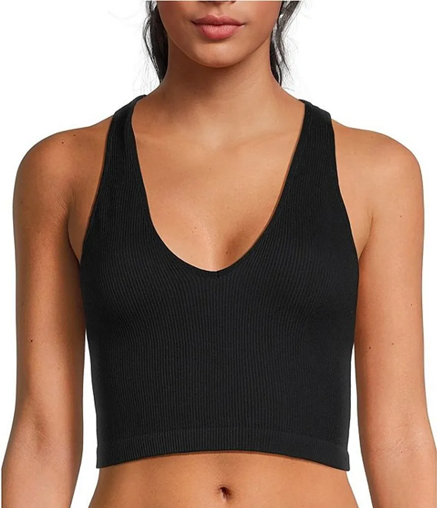 Free People FP Movement Throw Scoop Neck Cropped Bra Top