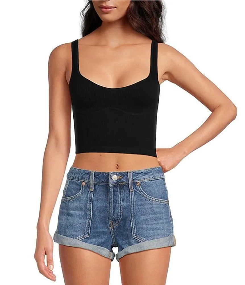 Free People Meg Seamless Cropped Cami