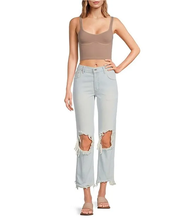 Free People Intimately Here For You Cropped Cami Tank Top