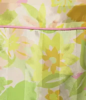 Free People Pillow Talk Floral Printed Button-Front Satin Pajama Set