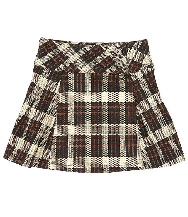 GB Big Girls 7-16 Plaid Mini Skirt