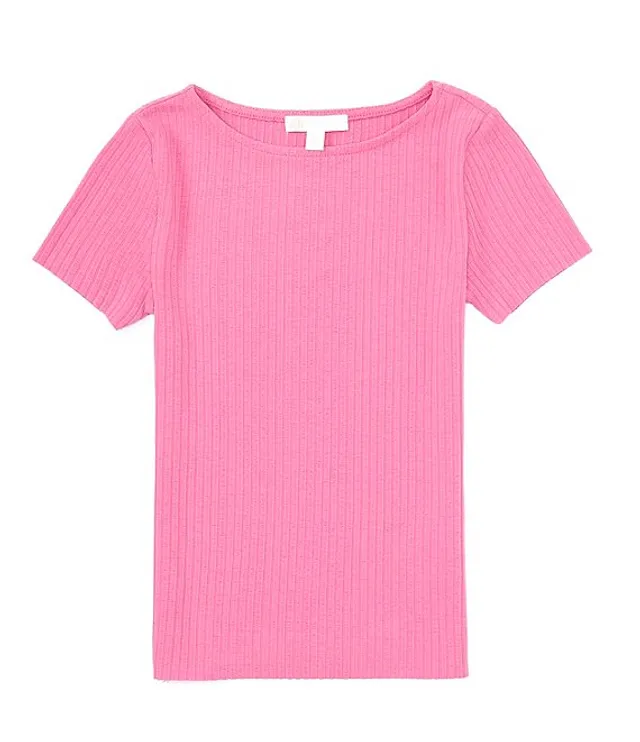 GB Big Girls 7-16 Short-Sleeve Basic Knit T-Shirt