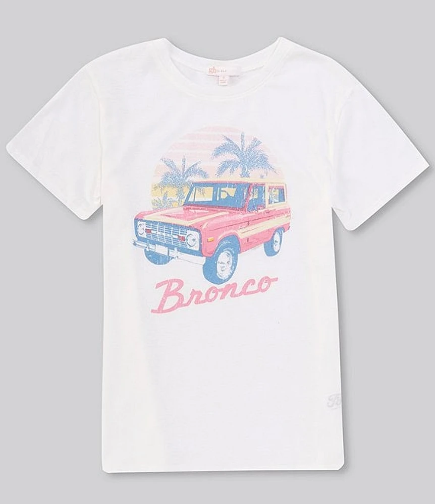 GB Big Girls 7-16 Short-Sleeve Bronco Graphic T-Shirt