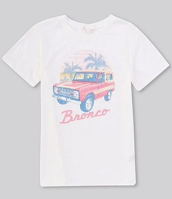 GB Big Girls 7-16 Short-Sleeve Bronco Graphic T-Shirt