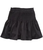 GB Big Girls 7-16 Smocked Waist Mini Skirt