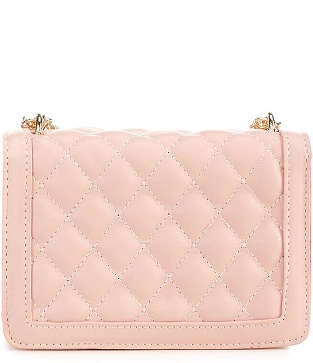 GB Girls Quilted Chain Crossbody Handbag