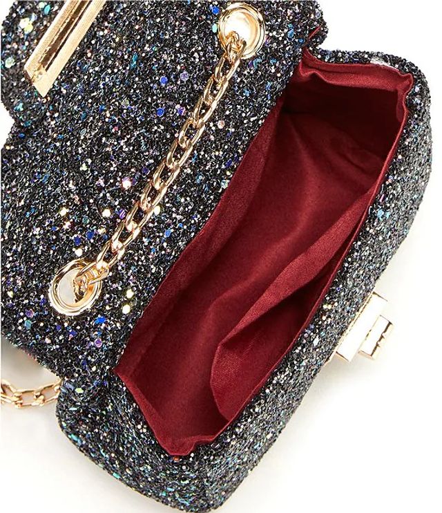 GB Girls Rainbow Glitter Crossbody Handbag - Multi