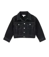 GB Little Girls 2T-6X Denim patch Jacket