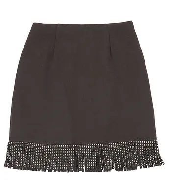 GB Little Girls 2T-6X Sequin Fringe Skirt