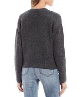 V-Neck Long Sleeve Pullover Sweater