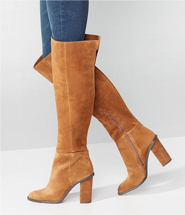 Gianni Bini Barrine Suede Wide Calf 