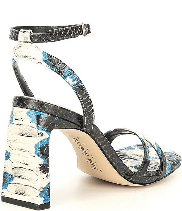 Gianni Bini Zarriah Snake Print Strappy 