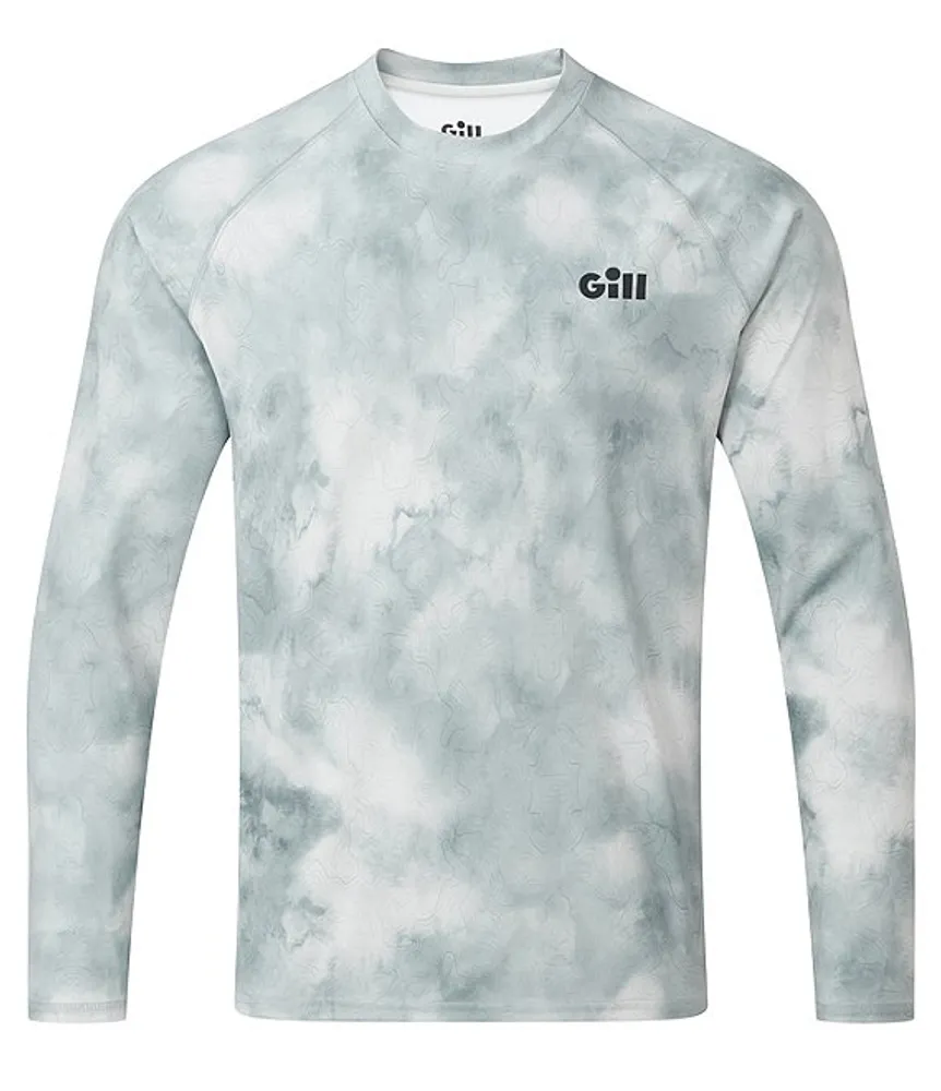 Gill Pewter Xpel Tec Glacier Camo Long-Sleeve T-Shirt