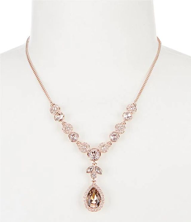 Givenchy Rose Gold Pear Y-Necklace | Alexandria Mall