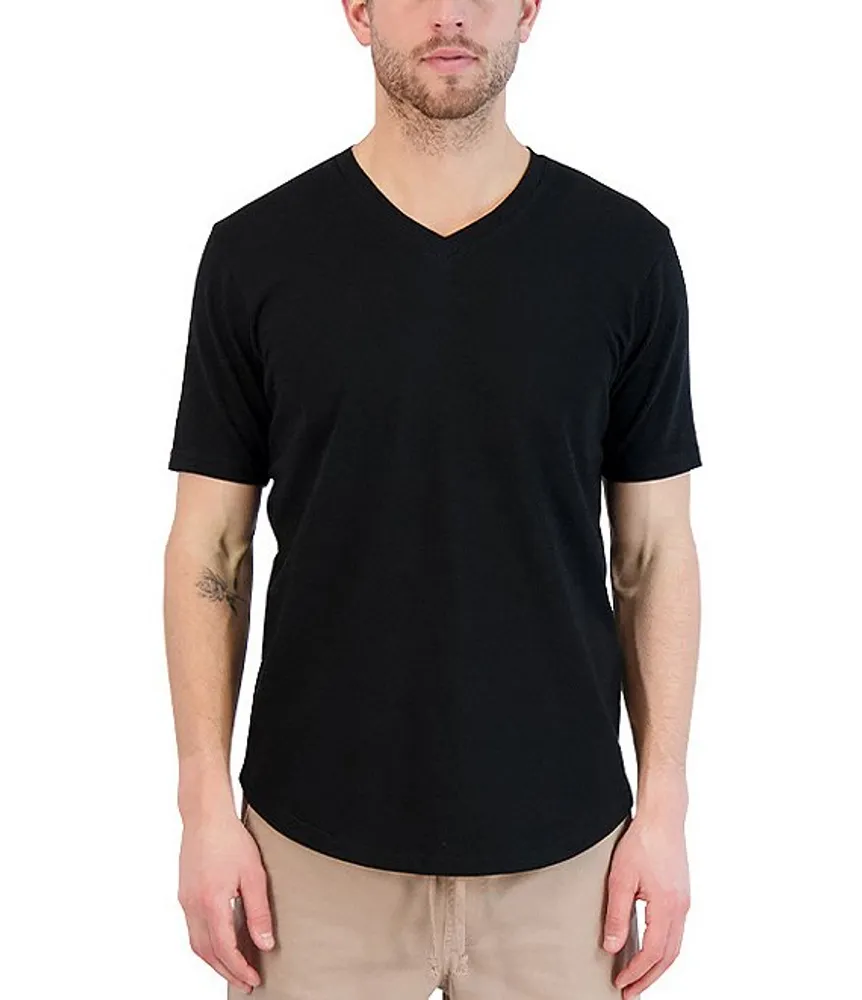 Lucky Brand Short Sleeve Burnout V-Neck T-Shirt | Dillard's