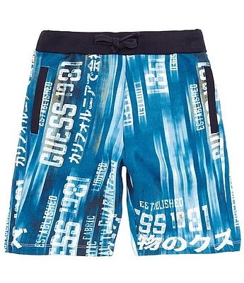 Guess Big Boys 8-18 Allover Printed Shorts