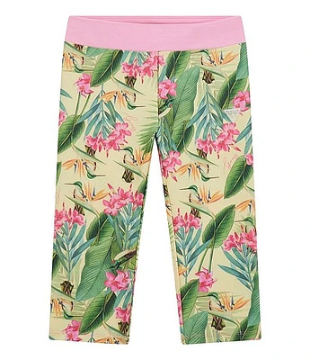 Guess Big Girls 7-16 Tropical Print 3/4#double; Length Leggings