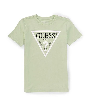 Guess Little Boys 2T-7 Short Sleeve Triangle Graphic T-Shirt