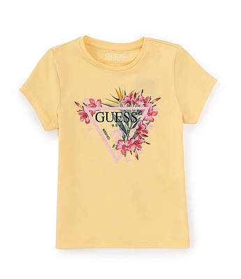 Guess Little Girls 2T-7 Short Sleeve Graphic T-Shirt