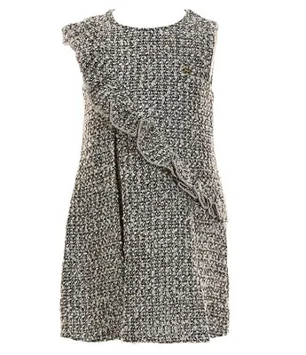 Guess Little Girls 2T-7 Sleeveless Boucle Dress