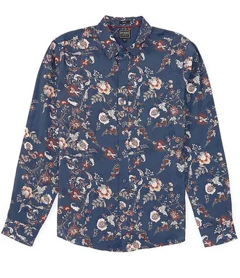 Guess Long Sleeve Floral Woven Shirt