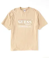 Guess Short-Sleeve Original Washed Grid Logo T-Shirt