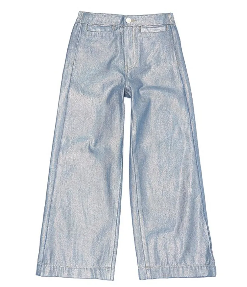 Hippie Girl Big Girls 7-16 Seamed-Front Flare-Leg Jeans