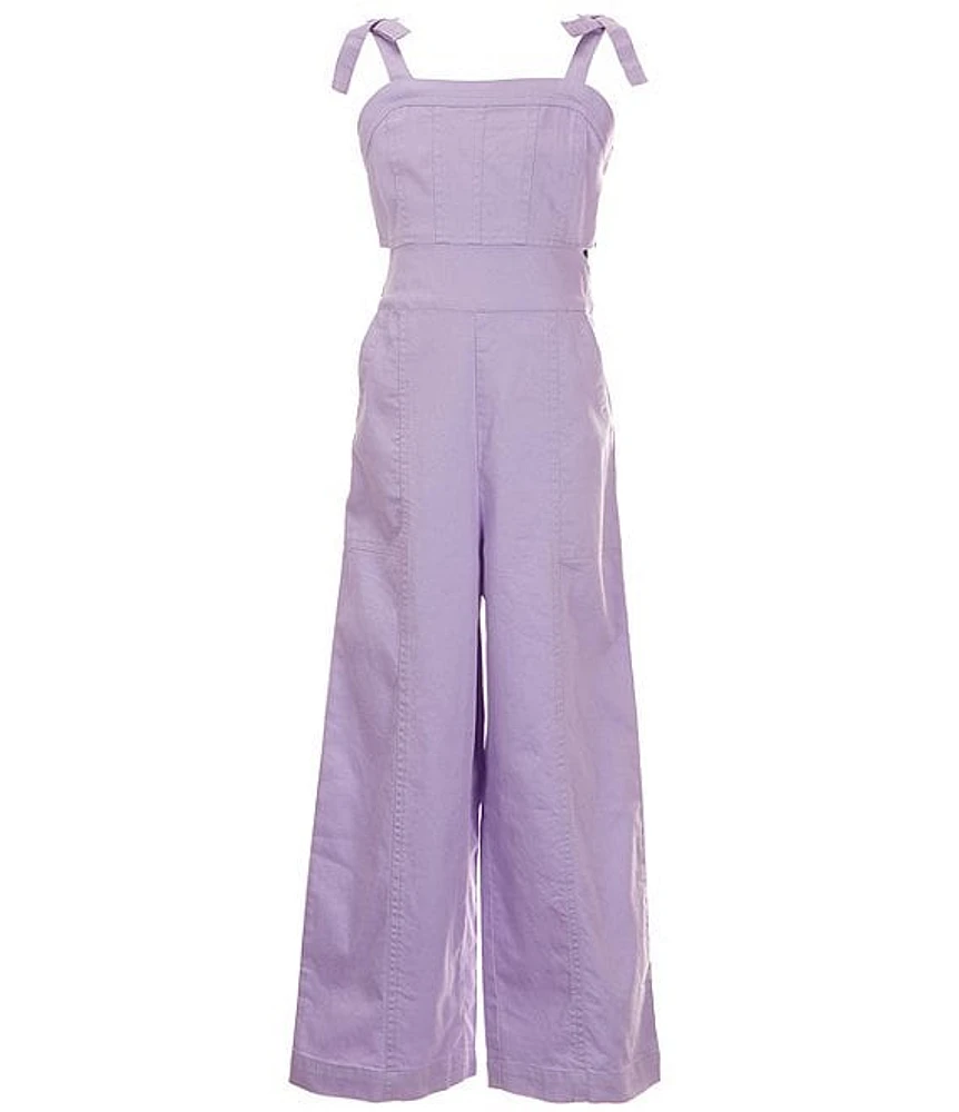 Habitual Big Girls 7-16 Wide Leg Cutout Jumpsuit