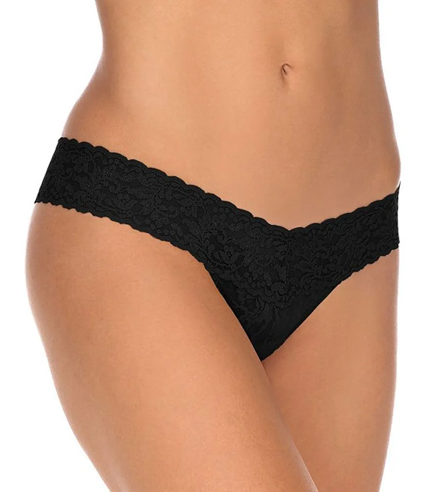 Hanky Panky Signature Lace Signature Lace Low Rise Thong BLACK buy