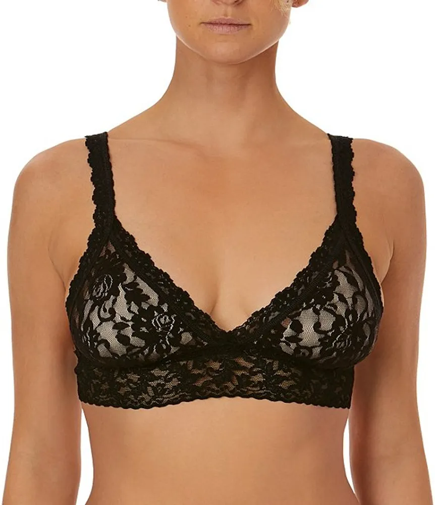 Hanky Panky Signature Lace V-Front Camisole, XS, Black 