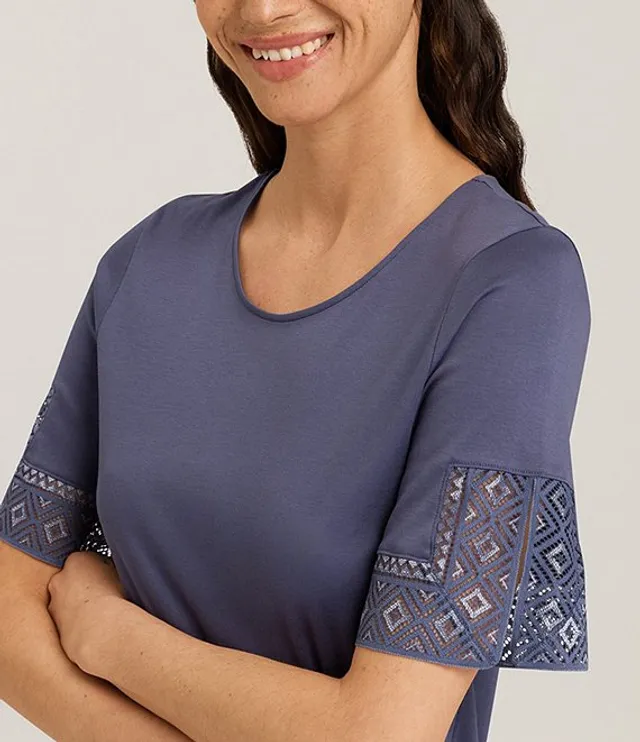 Women's Eyelet Sleeve Top