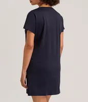 Hanro Laura V-Neck Short Sleeve Nightgown