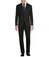 Hart Schaffner Marx Chicago Fit Pleated Plaid Performance Wool 2-Piece Suit