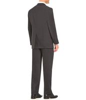 Hart Schaffner Marx Chicago Classic Fit Pleated Solid 2-Piece Suit