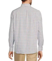 Hart Schaffner Marx Luxury Performance Long Sleeve Button Down Printed Sport Shirt