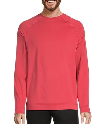 Hart Schaffner Marx Luxury Performance Long Sleeve Crew Neck Knit Pullover