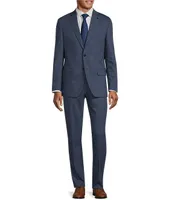 Hart Schaffner Marx New York Modern Fit Flat Front Performance Fancy 2-Piece Suit