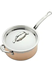 Hestan CopperBond Induction Copper 4-Quart Saucepan with Helper Handle