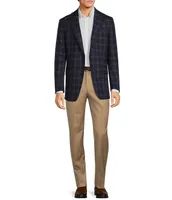 Hickey Freeman Classic Fit Check Pattern Sport Coat