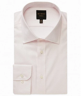 Hickey Freeman Modern-Fit Spread Collar Mini-Dot Woven Dress Shirt