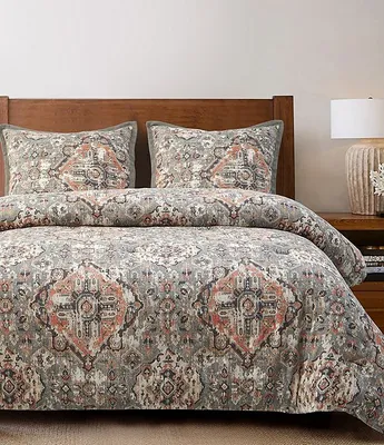 HiEnd Accents Carmen Medallion Print Comforter Mini Set