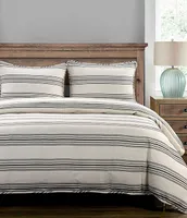 HiEnd Accents Prescott Stripe Duvet Cover Mini Set