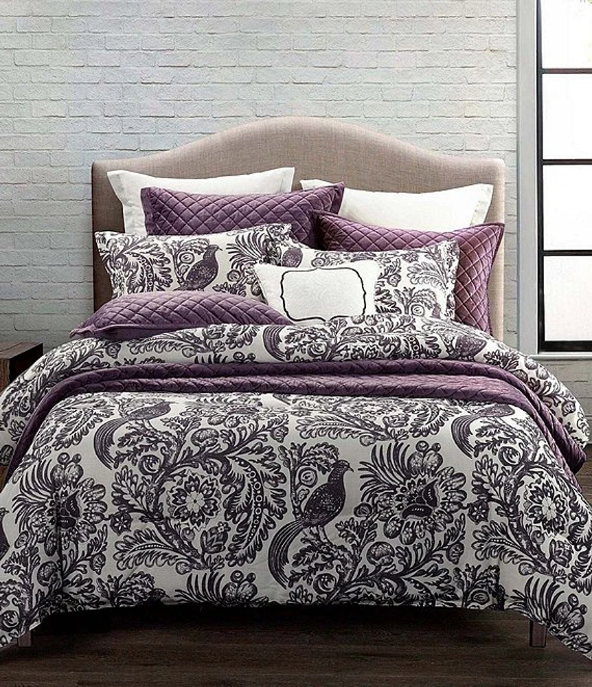 HiEnd Accents Toile Floral Comforter Mini Set