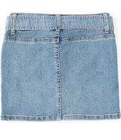 Hippie Girl Big Girls 7-16 Belted Denim A-line Skirt