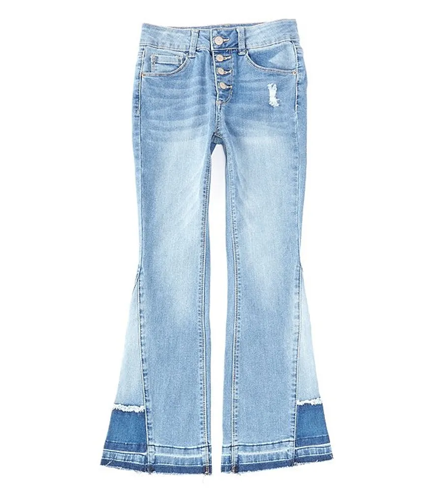 Low Rise Patchwork Baggy Jeans