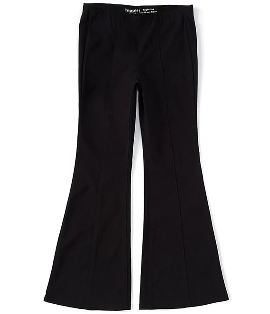 Calvin Klein Jeans Girls Punto Tape Flare Pants - Black | very.co.uk