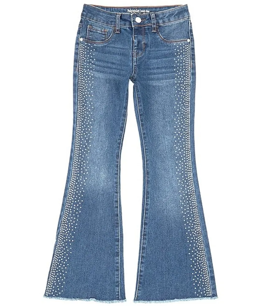 Denim Hippie Distressed Bell Jeans TheBrownEyedGirl Boutique