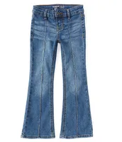 Hippie Girl Little Girls 4-6X Seam-Front Flare Jeans