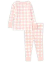 Honest Baby Clothing Girls 12-24 Months Round Neck Long Sleeve Pajama Top & Pants Set